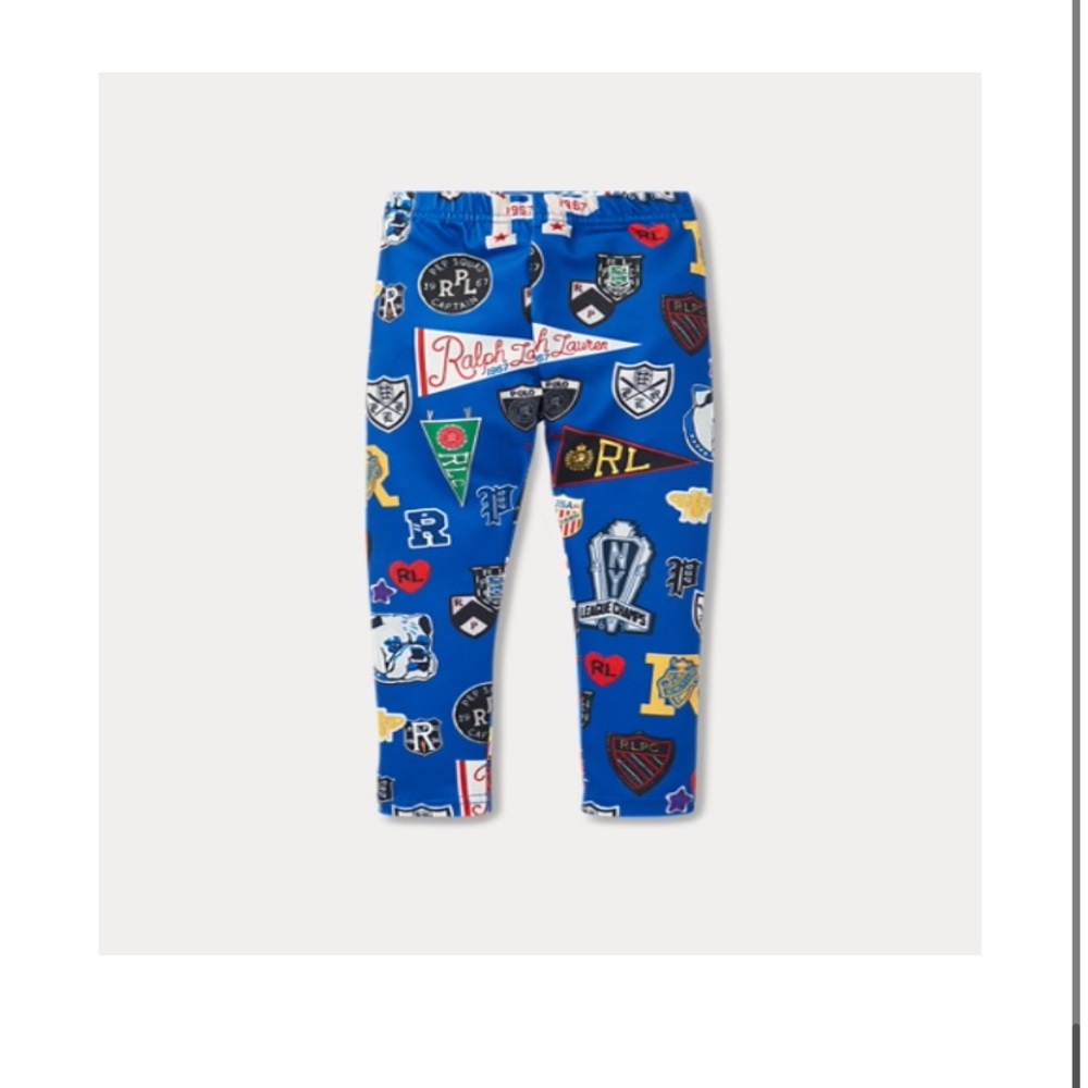 New with tags Stretch jersey graphic leggings